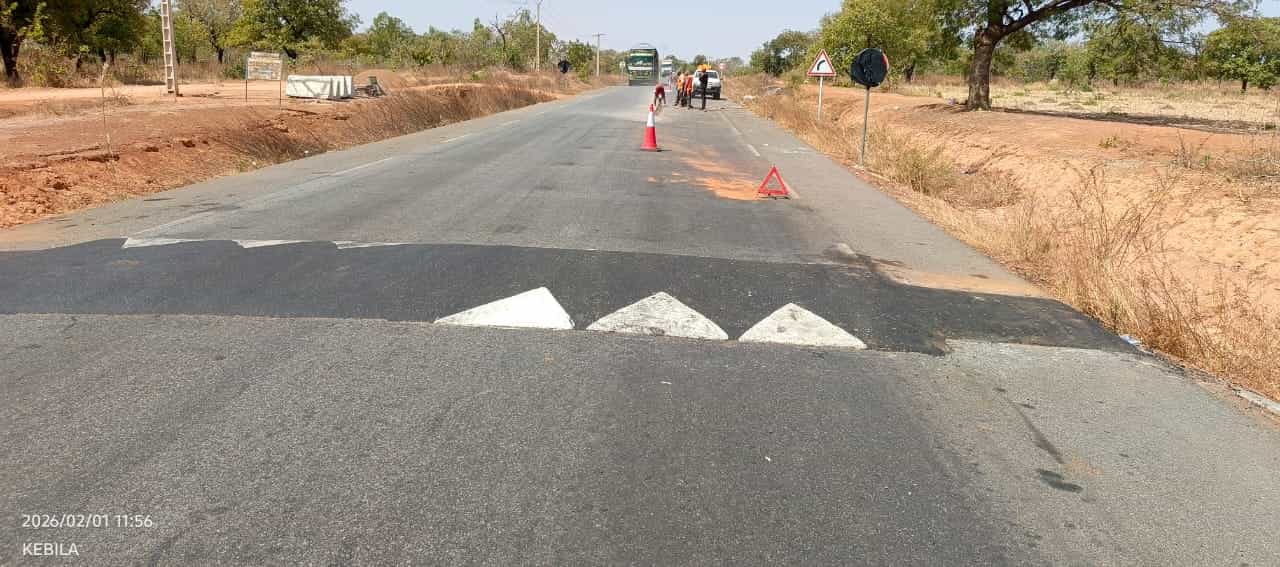 Kebila toll station construction